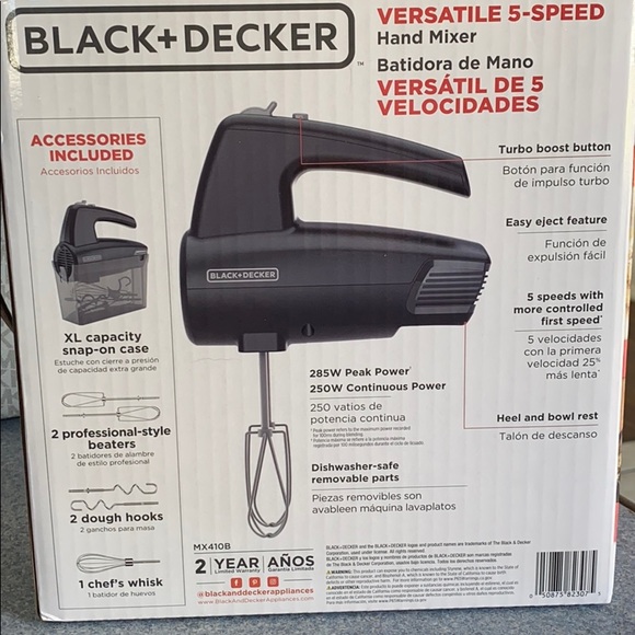 Black & Decker Kitchen Black Decker 5speed Hand Mixer Poshmark